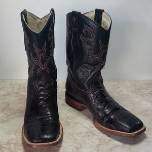 J.B. Dillon Band Brown Western Boots